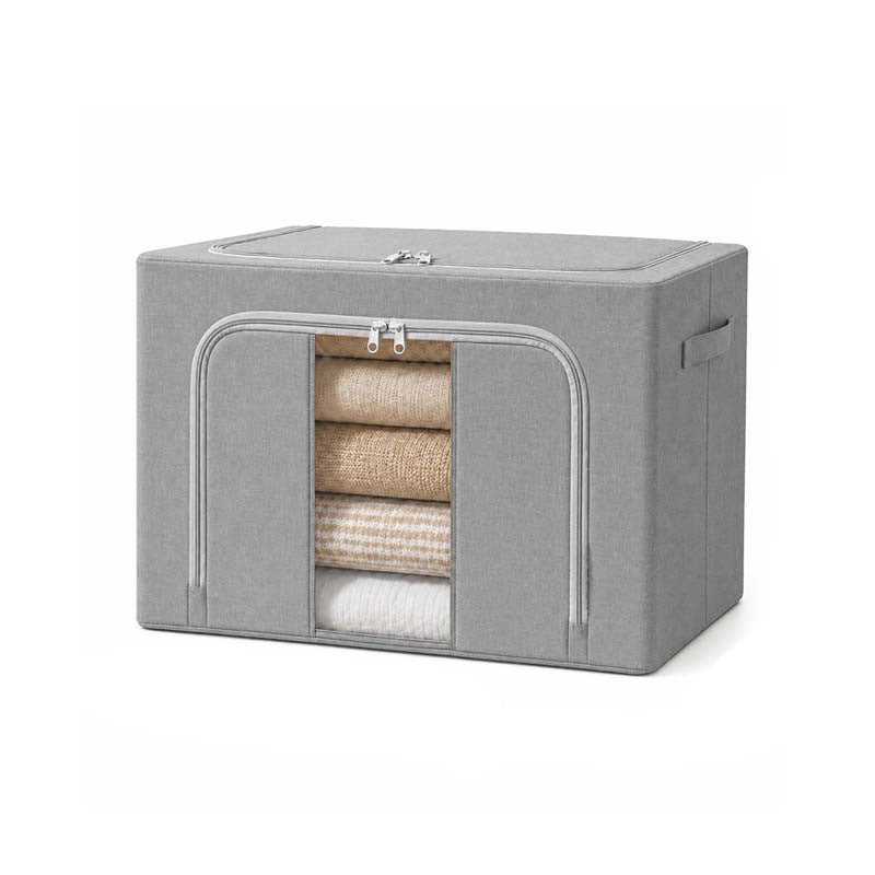 Multi-Functional Soft Fabric Storage Ottoman | Kelmera