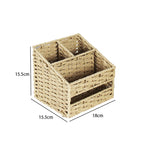 Multi-Sectional Woven Storage Basket | Kelmera