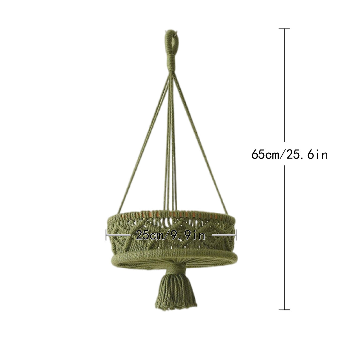 Multi-Tiered Macrame Hanging Storage | Kelmera