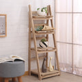Multi-Tiered Wooden Ladder Shelf | Kelmera