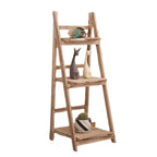 Multi-Tiered Wooden Ladder Shelf | Kelmera