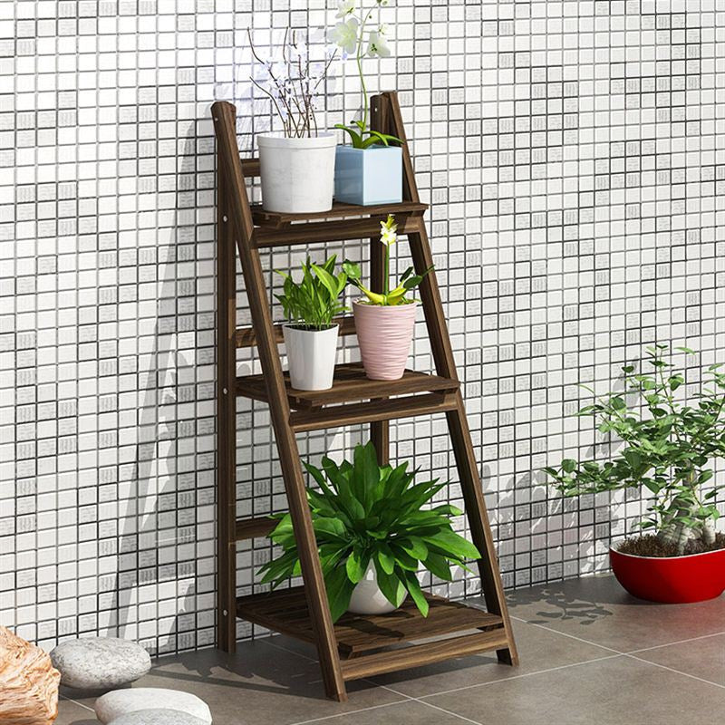 Multi-Tiered Wooden Ladder Shelf | Kelmera