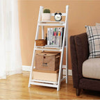 Multi-Tiered Wooden Ladder Shelf | Kelmera