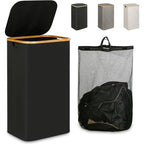 Multifunctional Laundry Storage Box with Bamboo Lid | Kelmera
