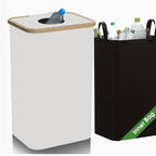 Multifunctional Laundry Storage Box with Bamboo Lid | Kelmera