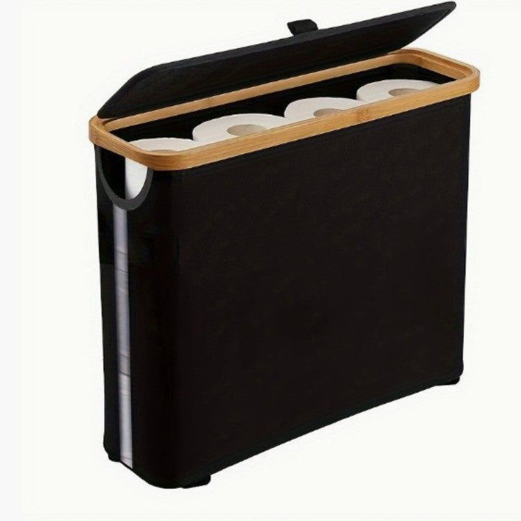 Multifunctional Laundry Storage Box with Bamboo Lid | Kelmera