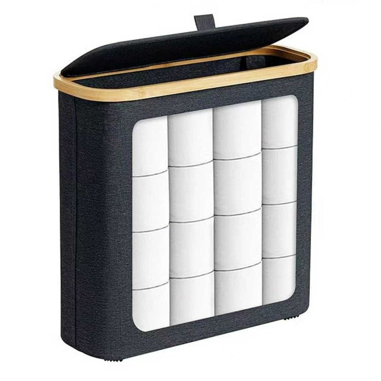 Multifunctional Laundry Storage Box with Bamboo Lid | Kelmera