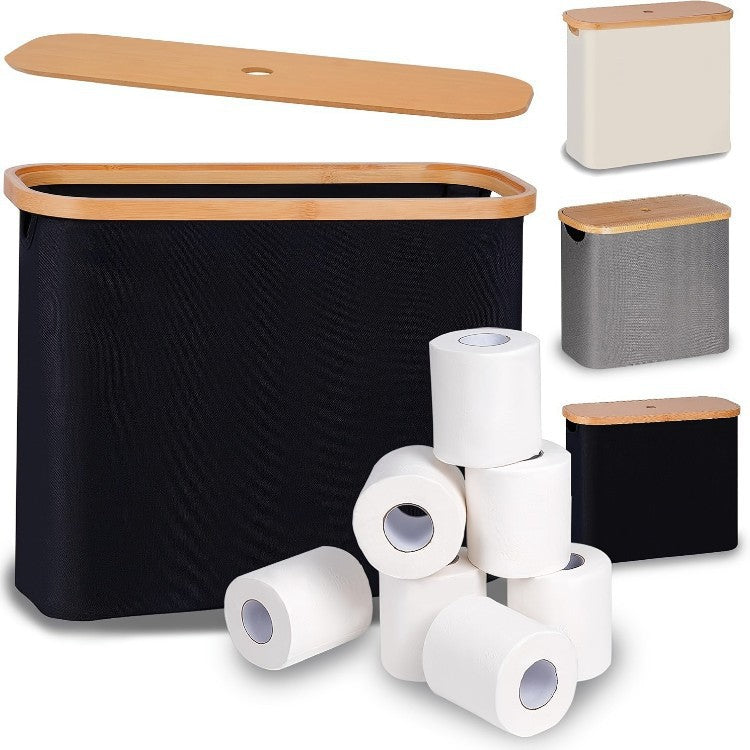 Multifunctional Laundry Storage Box with Bamboo Lid | Kelmera