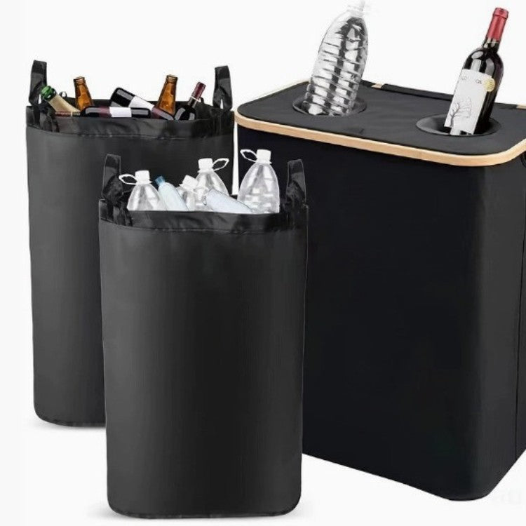 Multifunctional Laundry Storage Box with Bamboo Lid | Kelmera