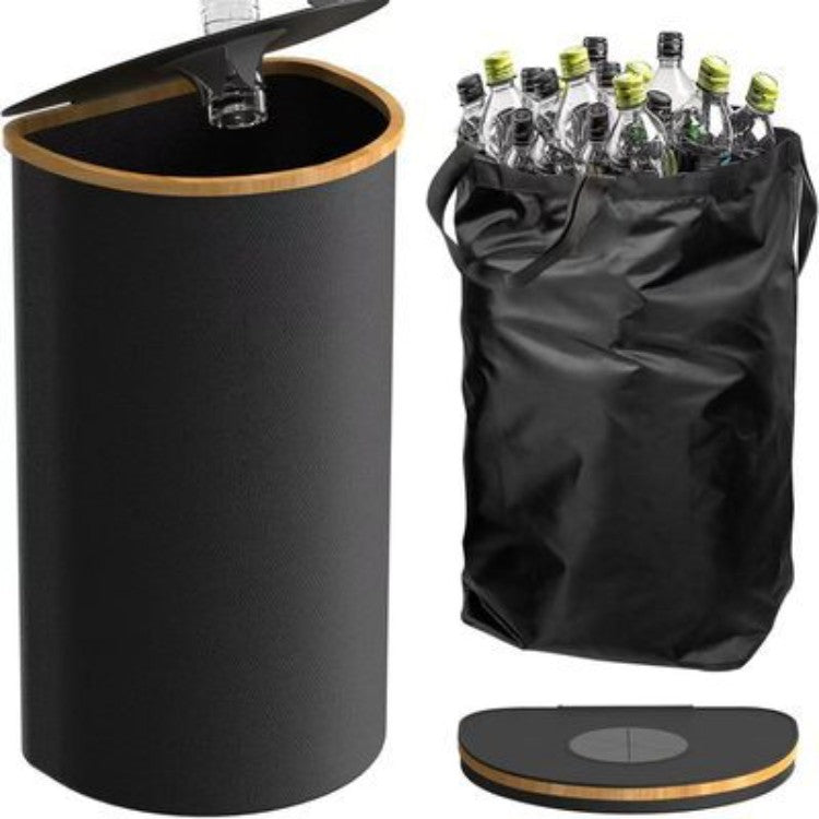 Multifunctional Laundry Storage Box with Bamboo Lid | Kelmera