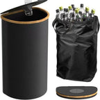 Multifunctional Laundry Storage Box with Bamboo Lid | Kelmera