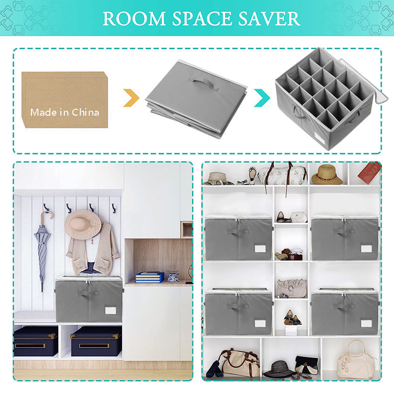 Multifunctional Shoe Storage Box with Compartments | Kelmera