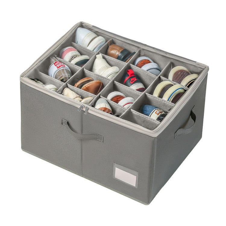 Multifunctional Shoe Storage Box with Compartments | Kelmera
