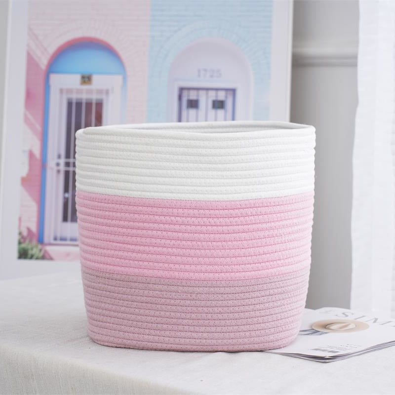 Multifunctional Storage Basket Pink | Kelmera