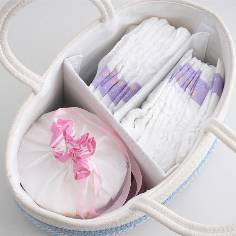 Multifunctional Storage Basket Soft Textile Handwoven | Kelmera