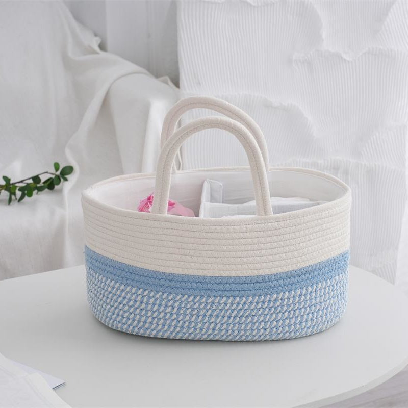 Multifunctional Storage Basket Soft Textile Handwoven | Kelmera