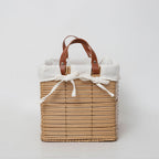 Multifunctional Storage Basket with Linen Cover | Kelmera