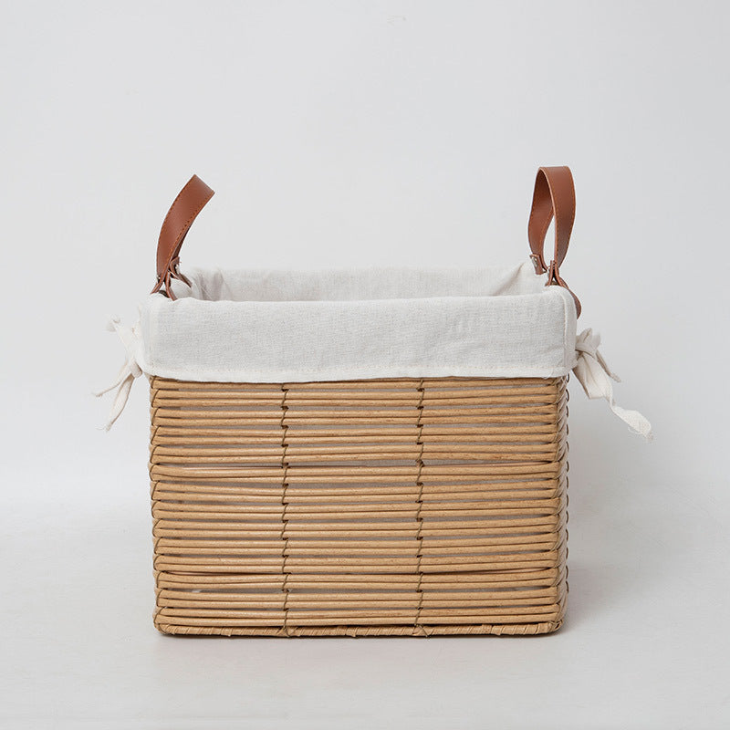 Multifunctional Storage Basket with Linen Cover | Kelmera
