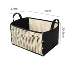 Multifunctional Storage Bowl made of Bamboo and Textile | Kelmera