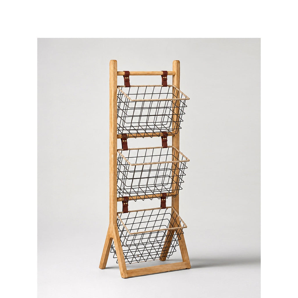 Multifunctional Wire Basket Stand | Kelmera