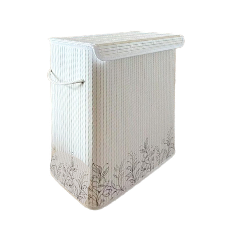 Natural Bamboo Laundry Basket with Lid | Kelmera