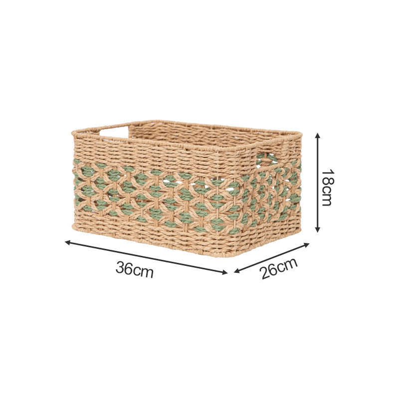 Natural Decorative Storage Basket with Woven Design | Kelmera