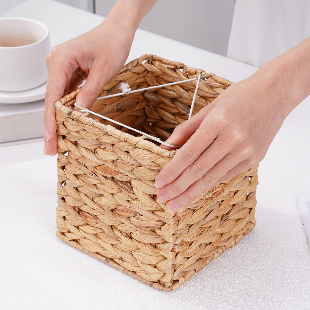 Natural Fiber Cube Storage Basket | Kelmera