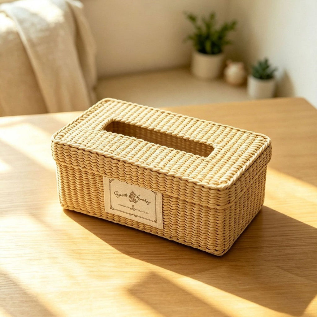 Natural Fiber Decorative Storage Box | Kelmera