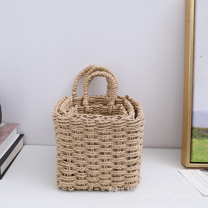 Natural Fiber Handwoven Storage Basket | Kelmera