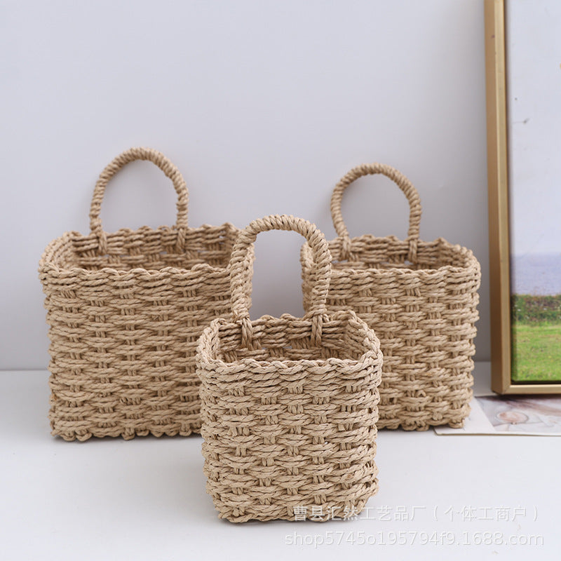 Natural Fiber Handwoven Storage Basket | Kelmera