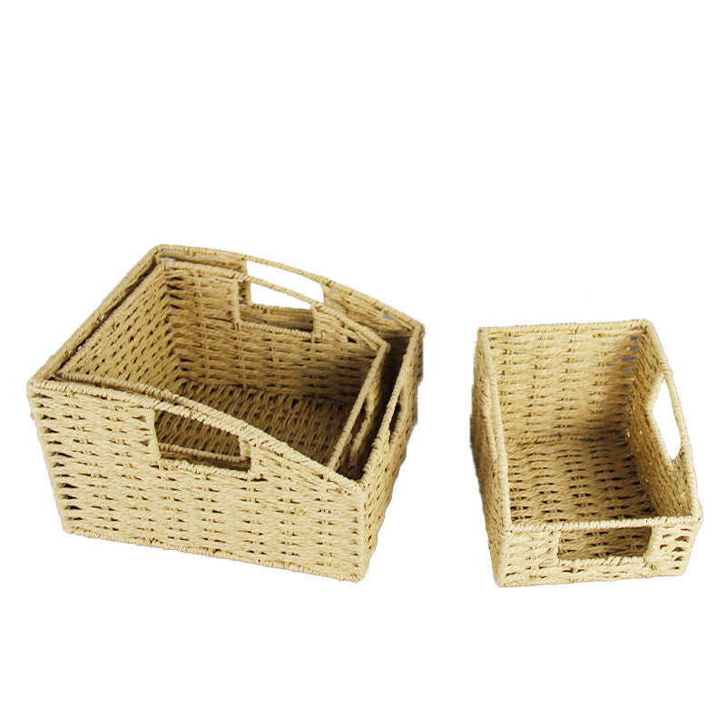 Natural Fiber Rectangular Storage Basket | Kelmera