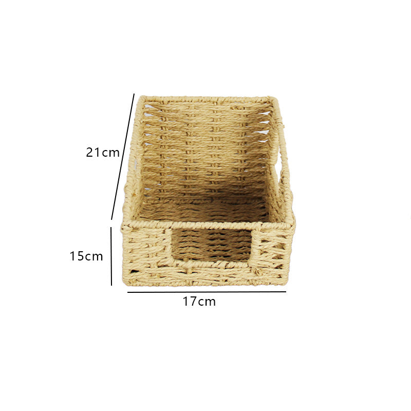 Natural Fiber Rectangular Storage Basket | Kelmera