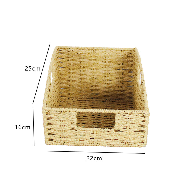 Natural Fiber Rectangular Storage Basket | Kelmera