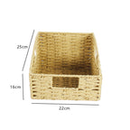Natural Fiber Rectangular Storage Basket | Kelmera