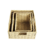 Natural Fiber Rectangular Storage Basket | Kelmera