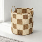 Natural Fiber Storage Basket Rectangular | Kelmera