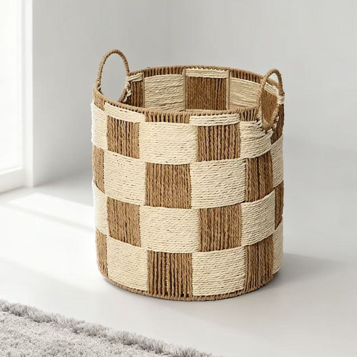 Natural Fiber Storage Basket Rectangular | Kelmera