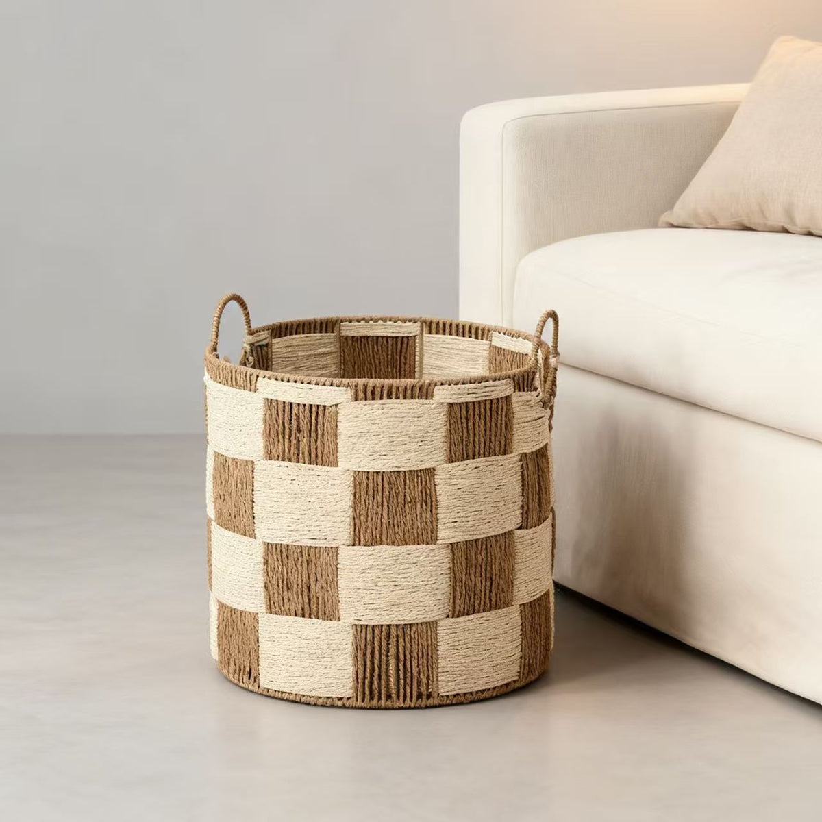 Natural Fiber Storage Basket Rectangular | Kelmera