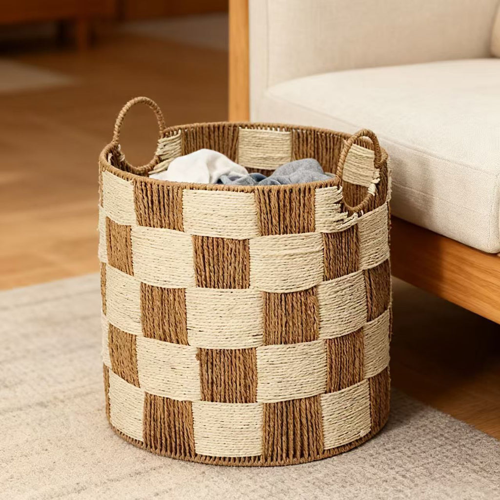 Natural Fiber Storage Basket Rectangular | Kelmera