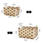 Natural Fiber Storage Basket Rectangular | Kelmera