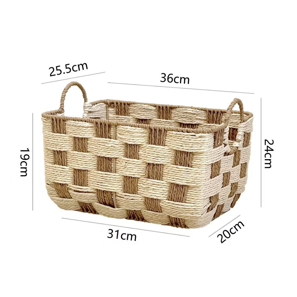 Natural Fiber Storage Basket Rectangular | Kelmera