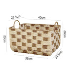 Natural Fiber Storage Basket Rectangular | Kelmera