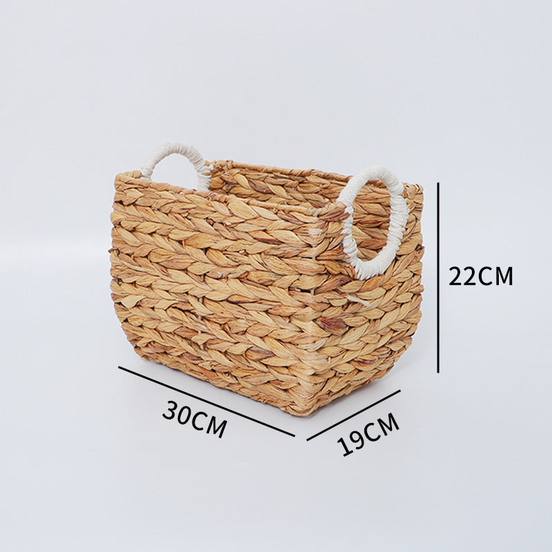 Natural Fiber Storage Basket Soft Textile Handwoven | Kelmera