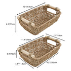 Natural Fiber Storage Basket with Handles | Kelmera