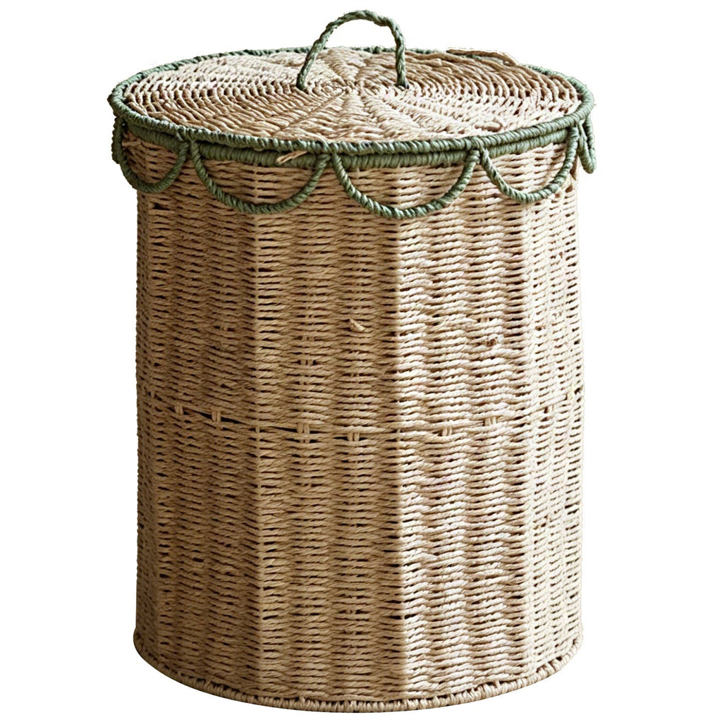 Natural Storage Basket with Lid | Kelmera