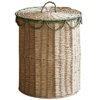 Natural Storage Basket with Lid | Kelmera
