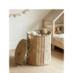 Natural Storage Basket with Lid | Kelmera