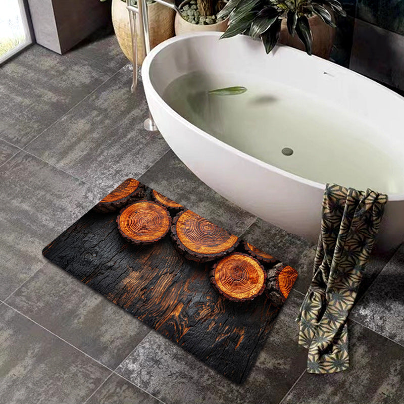 Natural Wood Grain Bath Mat | Kelmera