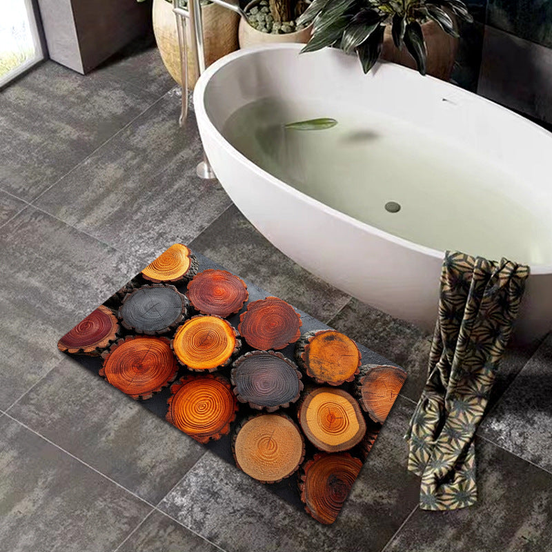 Natural Wood Grain Bath Mat | Kelmera