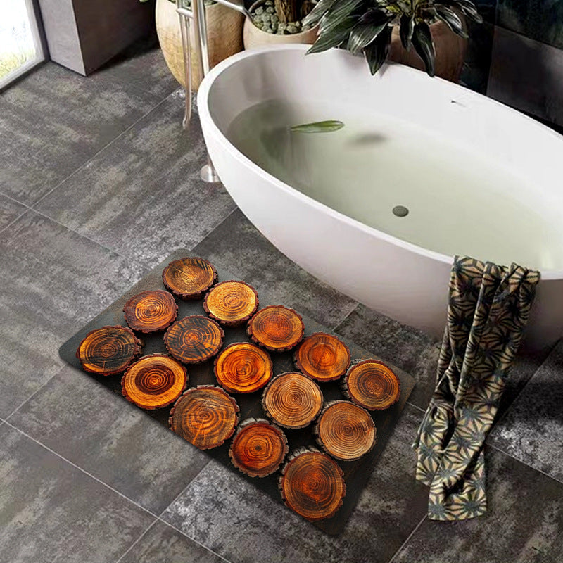 Natural Wood Grain Bath Mat | Kelmera